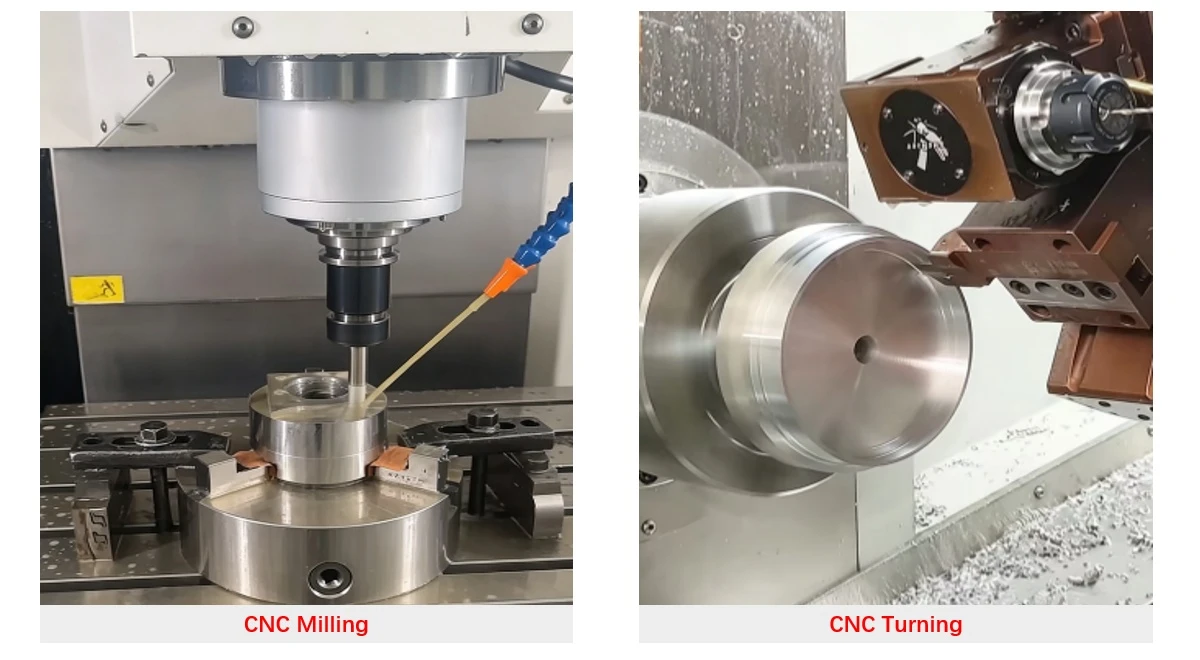 CNC Milling vs CNC Turning CNC Milling vs CNC Turning